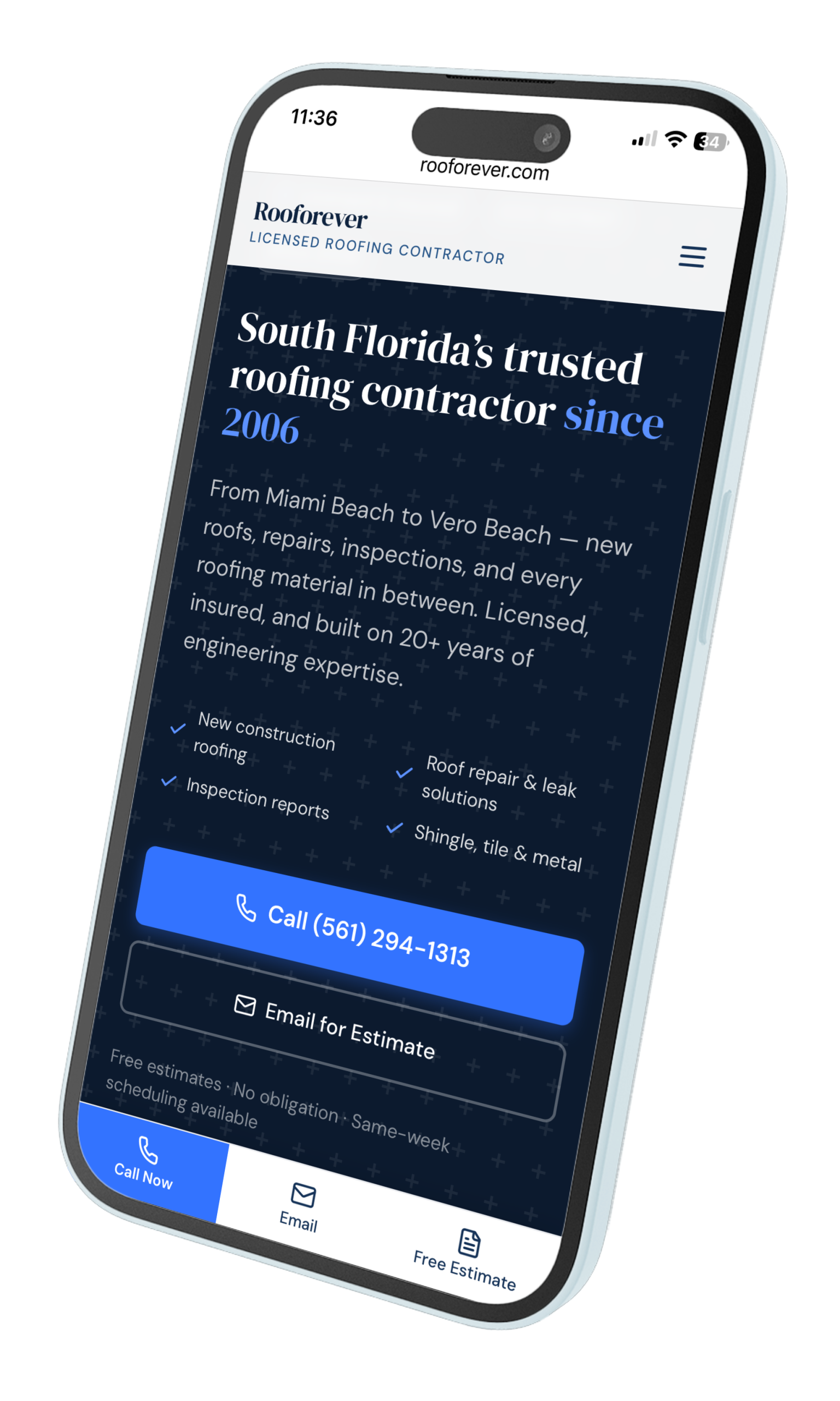 Visit Rooforever for the best roofing company in the treasure coast region of Florida